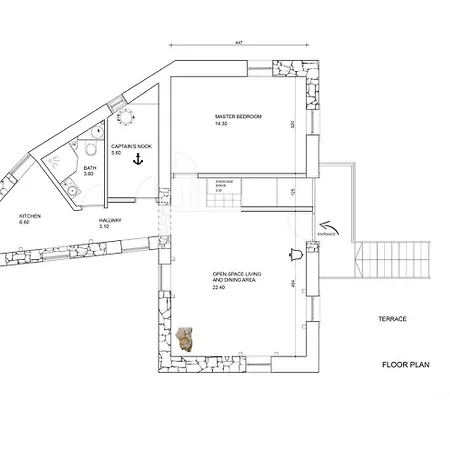 Heritage Stone House - Comfort, Terrace & Garden شقة تروغير