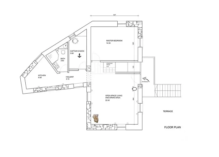 Heritage Stone House - Comfort, Terrace & Garden アパート トロギール